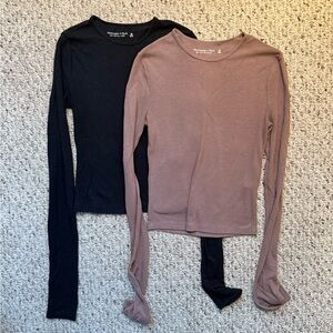 AF featherweight ribbed Long Sleeve Tops